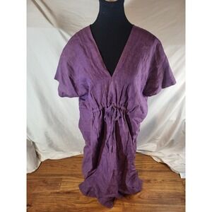 Shirin Guild Purple 100% Linen Dress